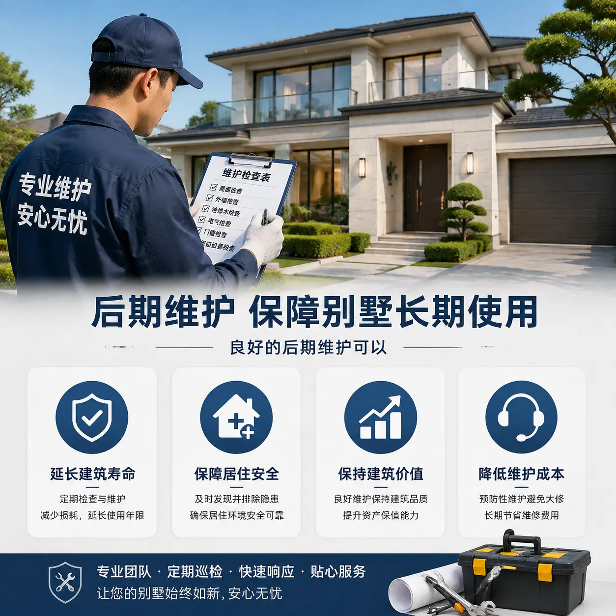 别墅建造公司推荐： 红花岗 施工质量的关键要素