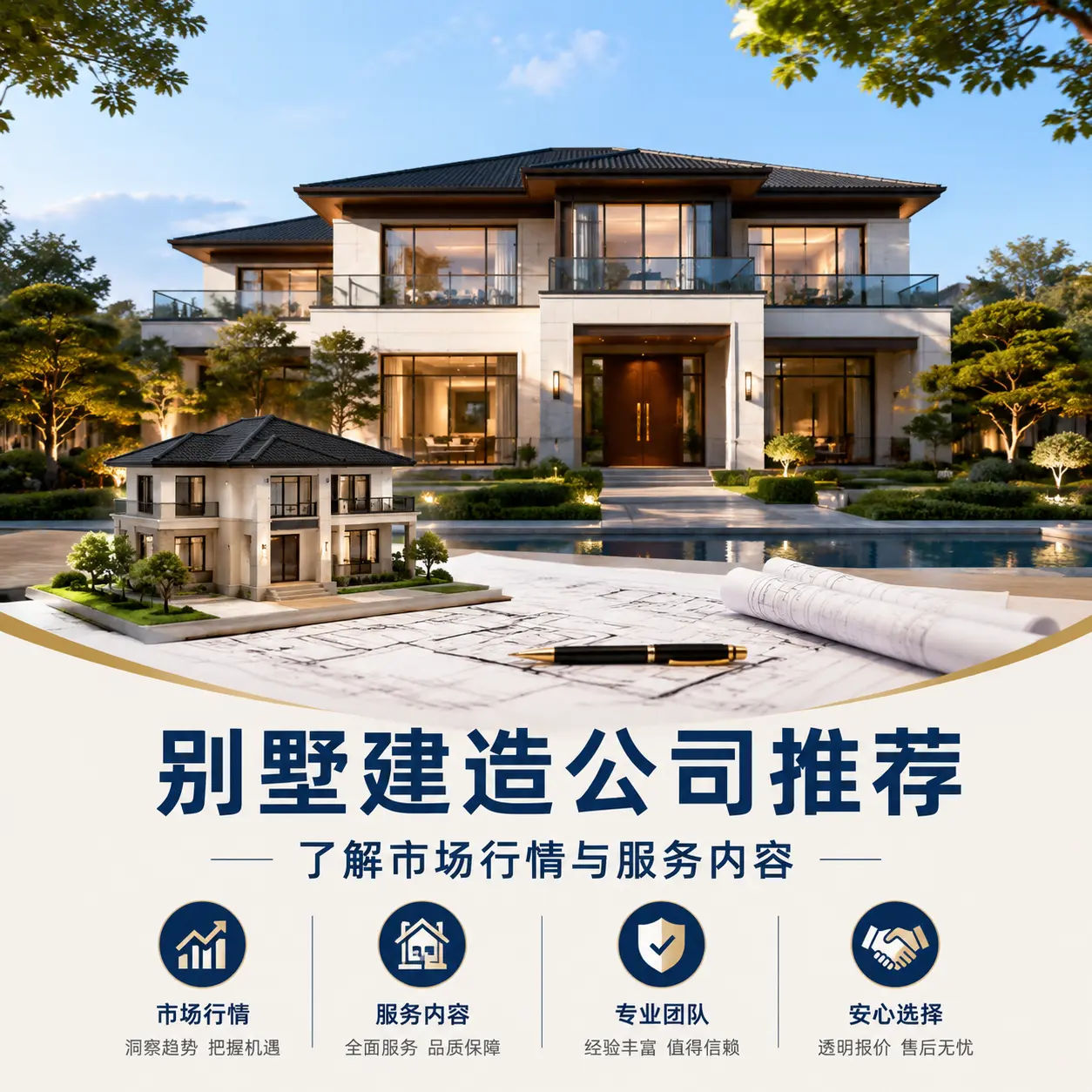 红花岗 别墅建造公司推荐：了解市场行情与服务内容