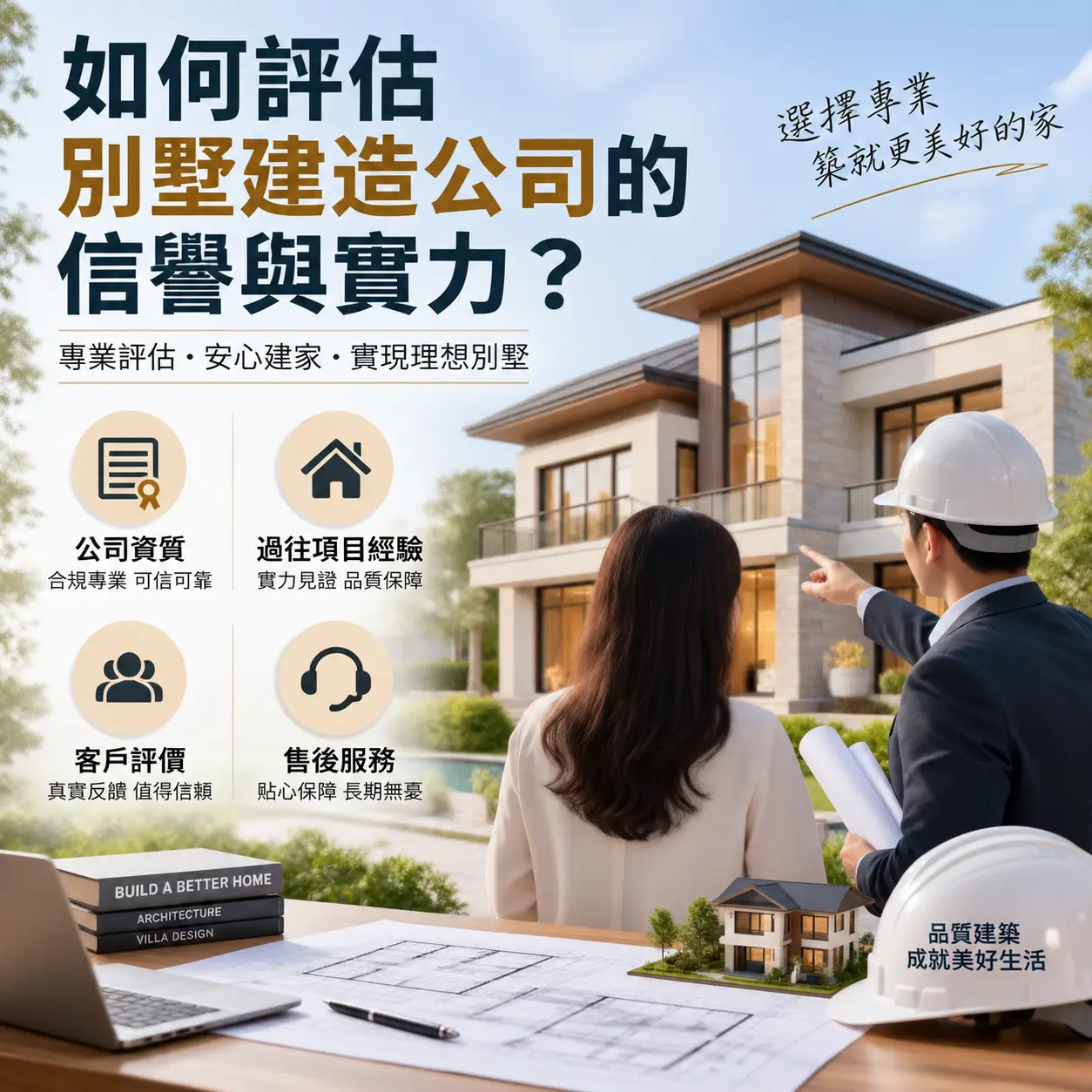如何评估 红花岗 别墅建造公司的信誉与实力?