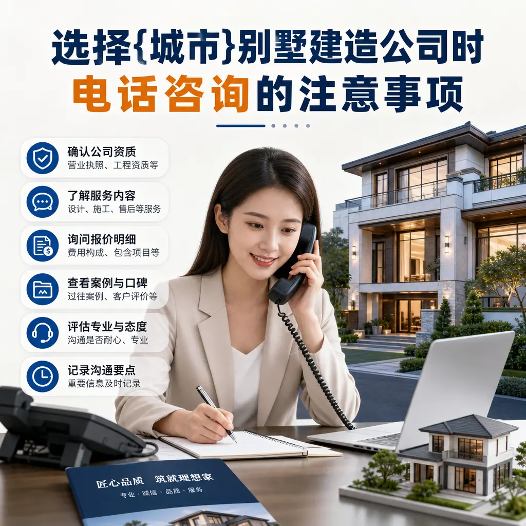 选择红花岗别墅建造公司时，电话咨询的注意事项