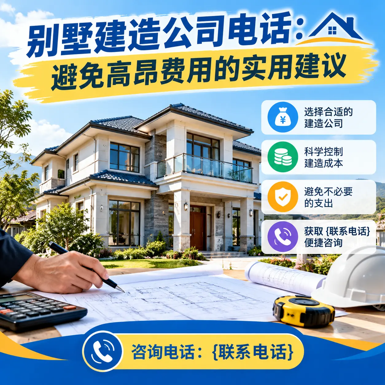红花岗别墅建造公司电话：避免高昂费用的实用建议