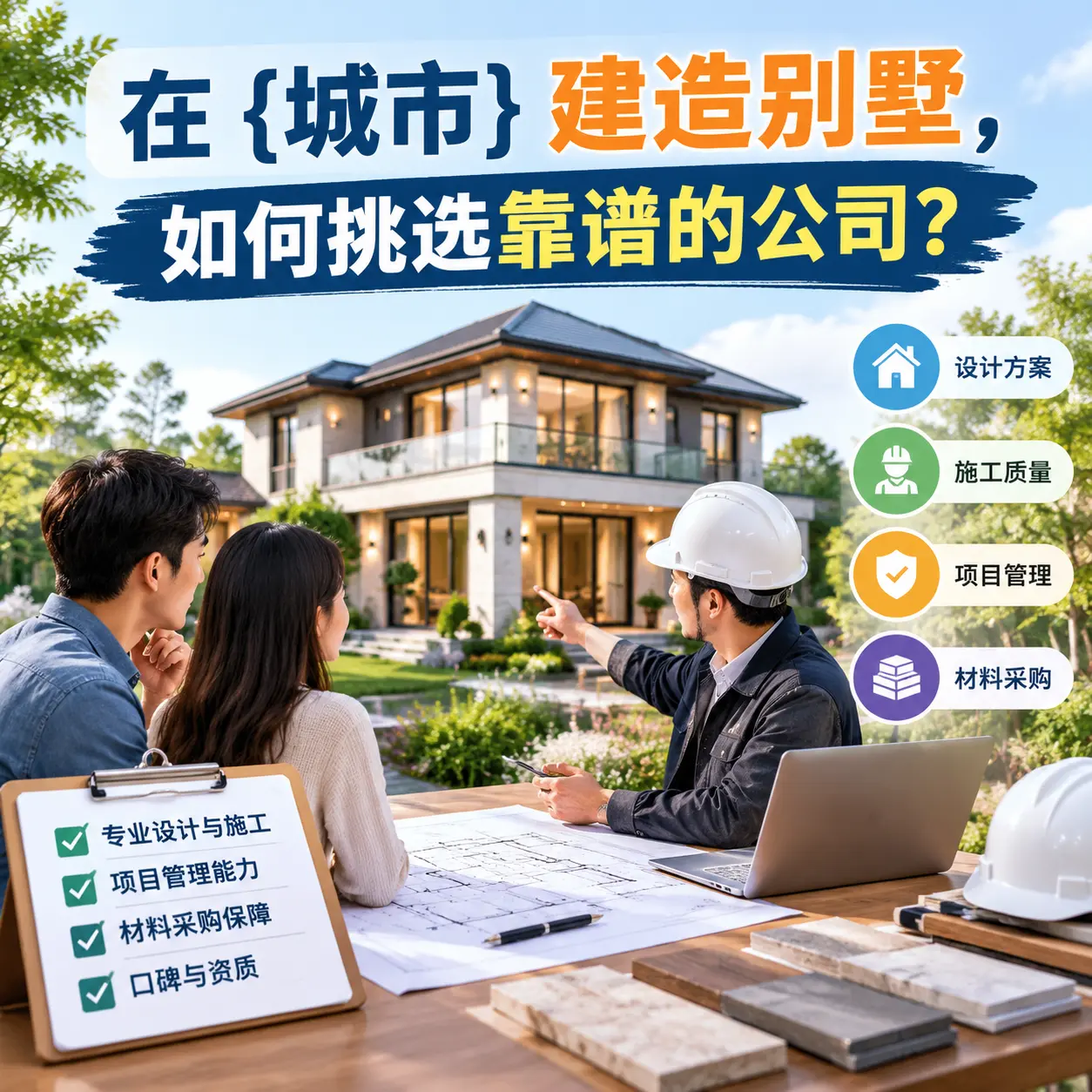 在 红花岗 建造别墅，如何挑选靠谱的公司？