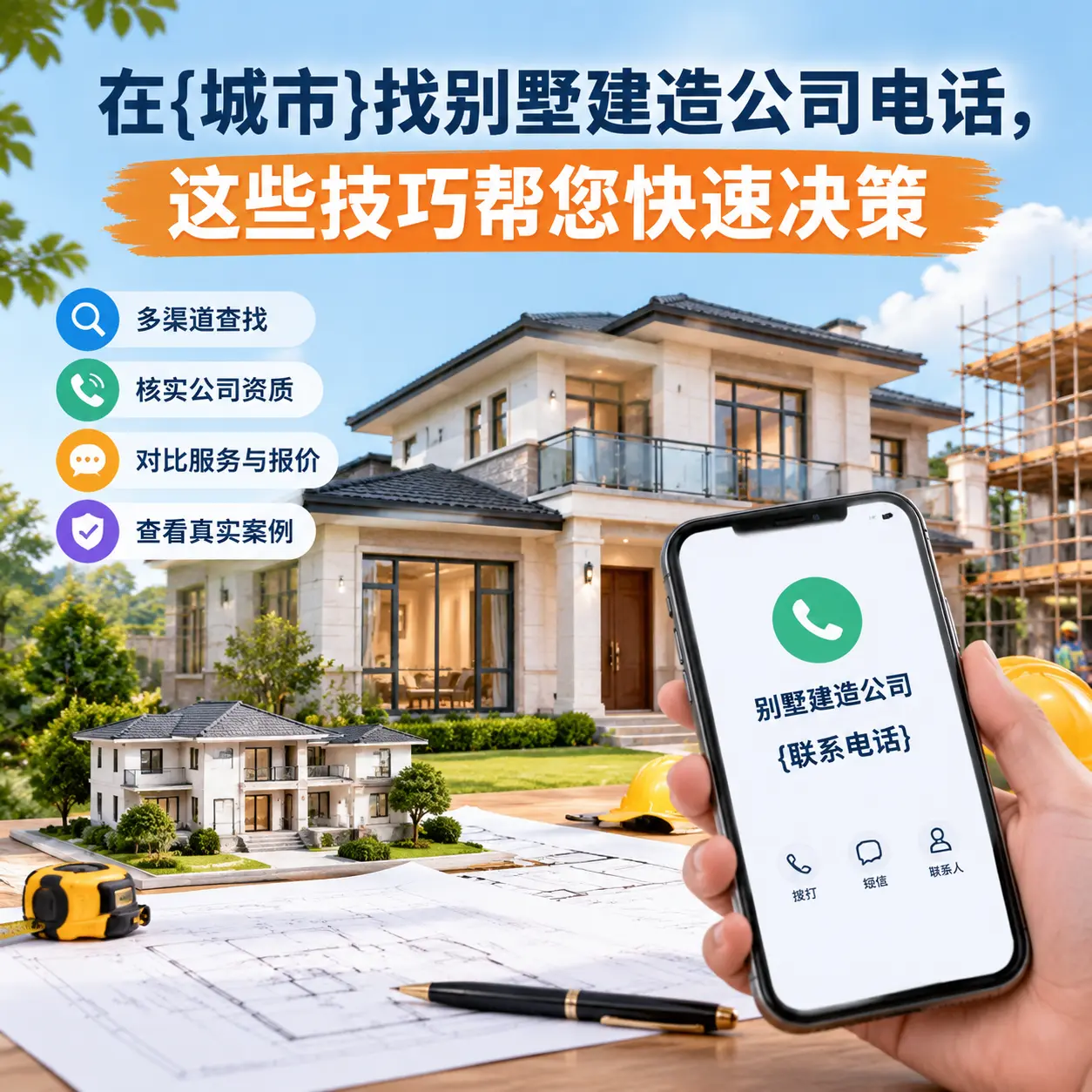在红花岗找别墅建造公司电话，这些技巧帮您快速决策