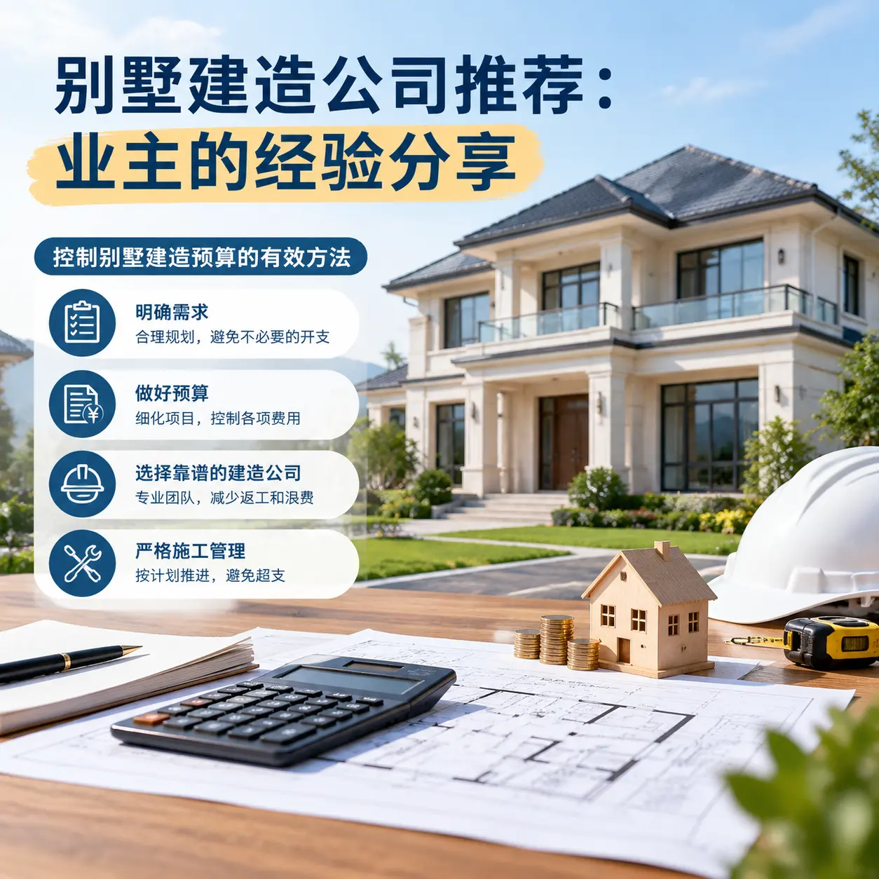 别墅建造公司推荐: 红花岗 业主的经验分享