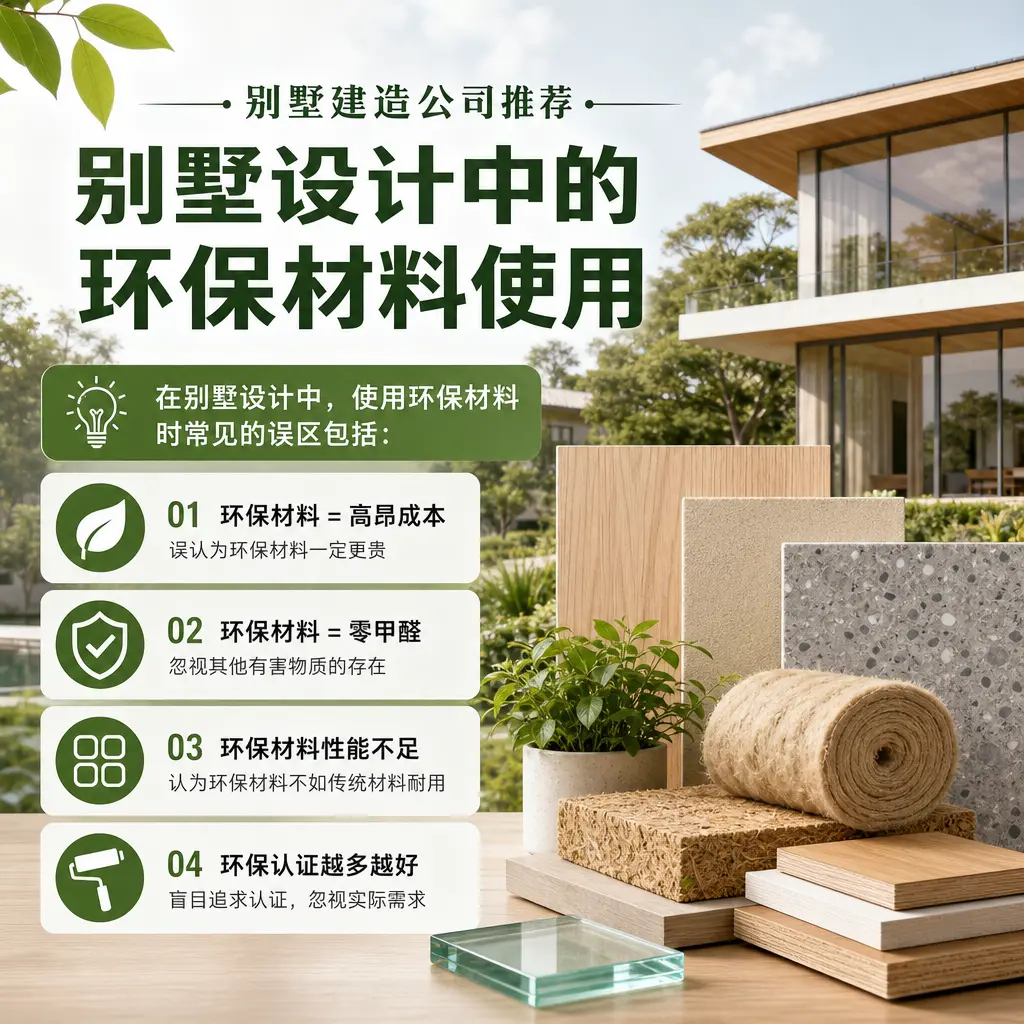 别墅建造公司推荐: 红花岗 别墅设计中的环保材料使用