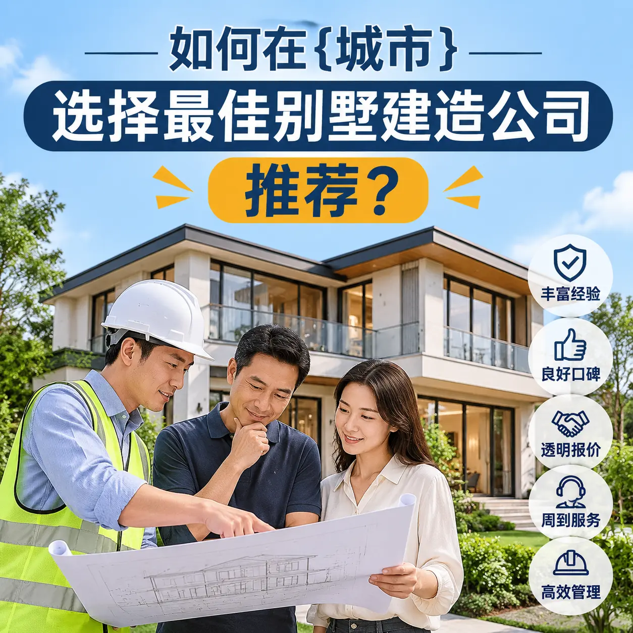 如何在 红花岗 选择最佳别墅建造公司推荐?