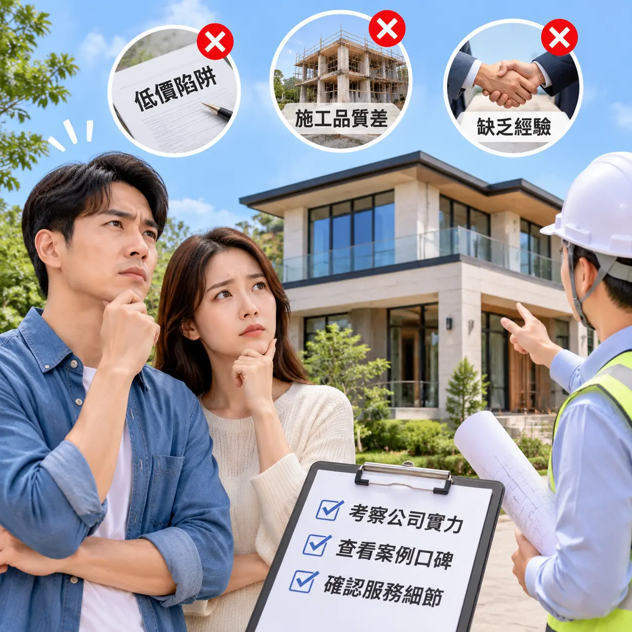 如何在 红花岗 选择最佳别墅建造公司推荐?